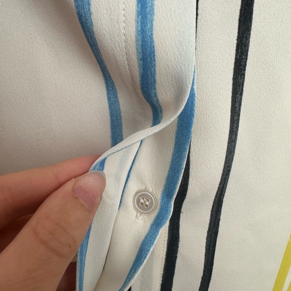 MARELLA Art 365 Striped Blouse - Size Medium - Picture 5 of 7